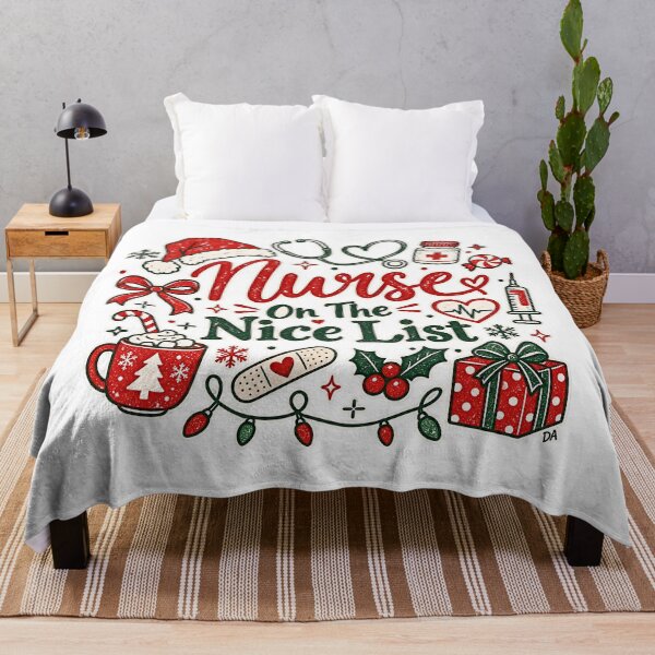 Item preview, Santa’s Favorite Nurse Christmas Medical Holiday designed and sold by DesignArtist.ia.