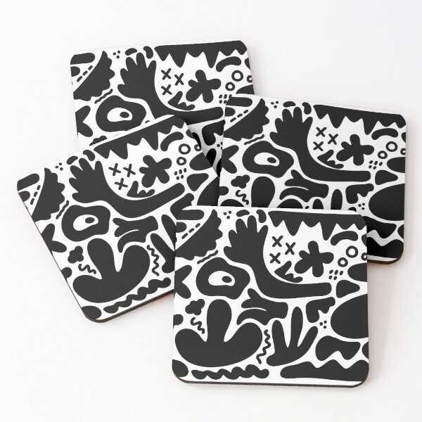 Item preview, Monochrome Doodle designed and sold by PicassosParadox.