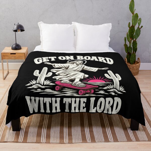 Item preview, Get Right With the Lord Skateboarding Joke designed and sold by elderberry.