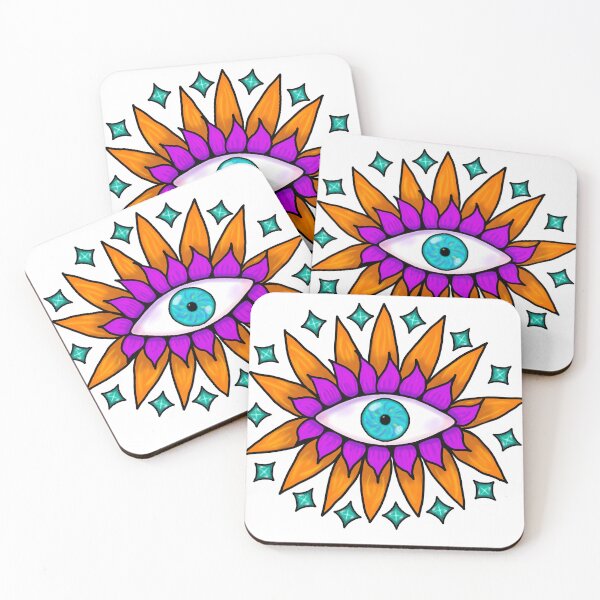 Item preview, The All-Blooming Eye designed and sold by Violet Grim Studio.