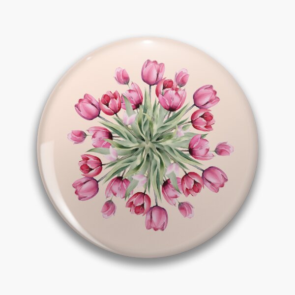 Item preview, Romantic Tulip Soft Blush Pink Seamless Pattern Art designed and sold by ​Jyoti Digital Artist.