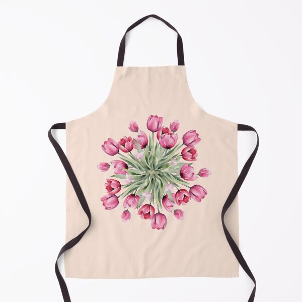Item preview, Romantic Tulip Soft Blush Pink Seamless Pattern Art designed and sold by ​Jyoti Digital Artist.