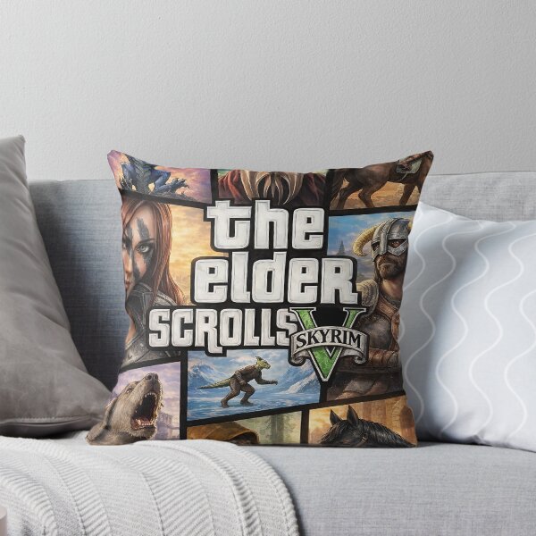 Item preview, Skyrim Meets Gta Unofficial Fan Artwork designed and sold by NikoVerse Studio.