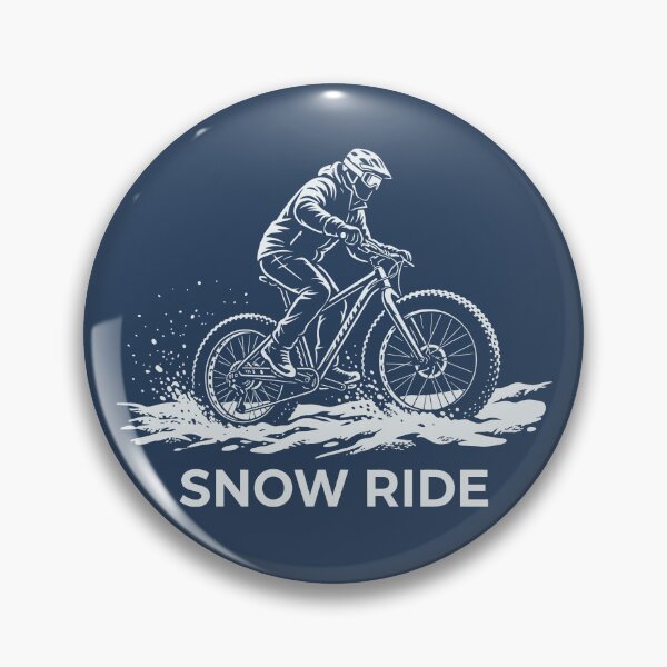 Item preview, Snow Ride Fat Biking Winter Cycling Mountain Sport Outdoor Graphic    designed and sold by KiwiRider.