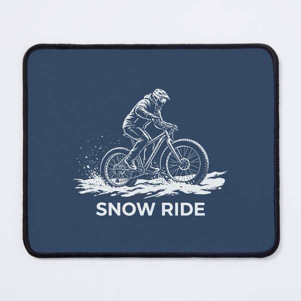 Item preview, Snow Ride Fat Biking Winter Cycling Mountain Sport Outdoor Graphic    designed and sold by KiwiRider.