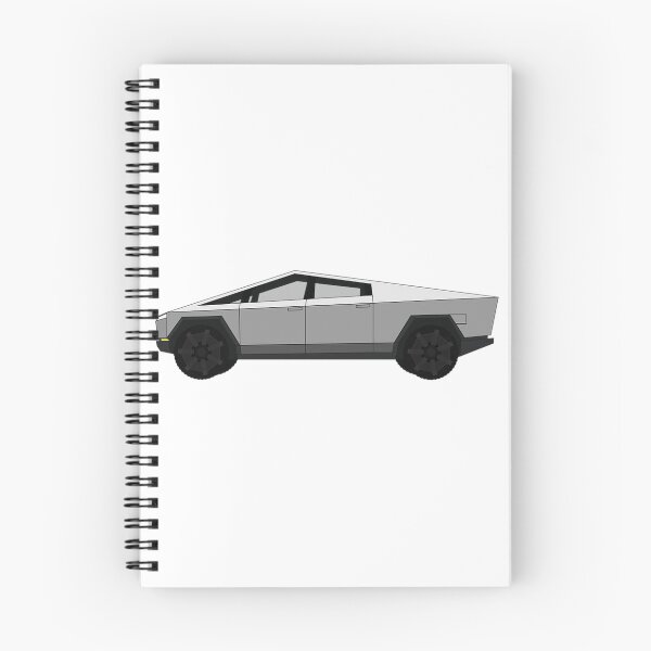 Item preview, Minimalist Gray Cybertruck Side View designed and sold by SofaKingTESLA.
