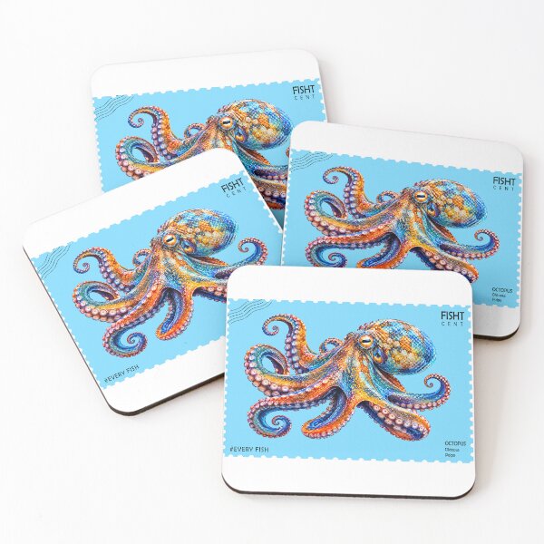 Item preview, OCTOPUS - STAMP designed and sold by Looplk.