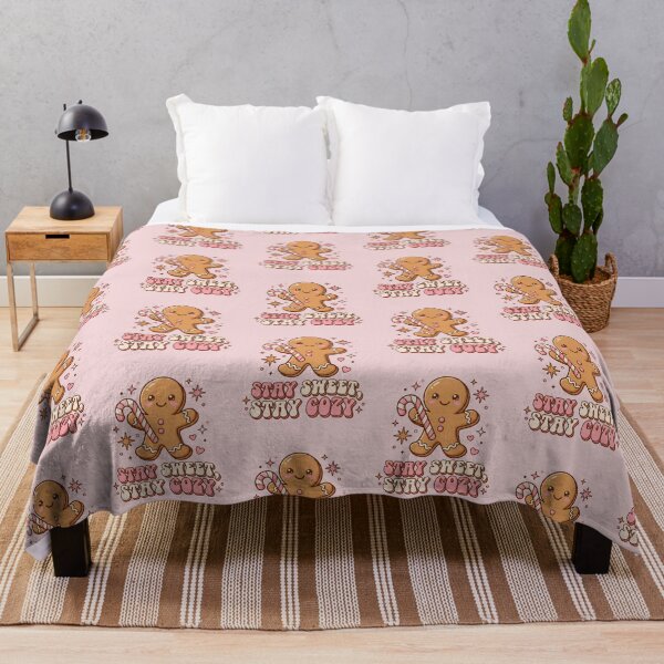 Item preview, Stay Sweet Stay Cozy Retro Gingerbread Man designed and sold by PACS0011.