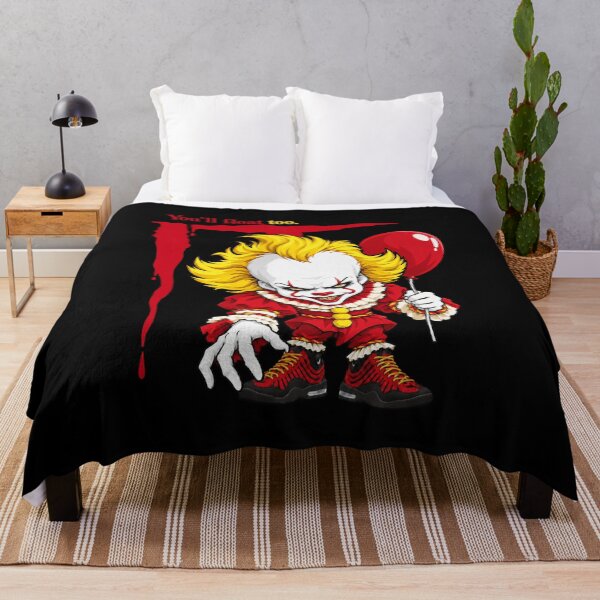 Item preview, Red Balloon Killer Clown Varsity Red Halloween designed and sold by AnanamorphArter.