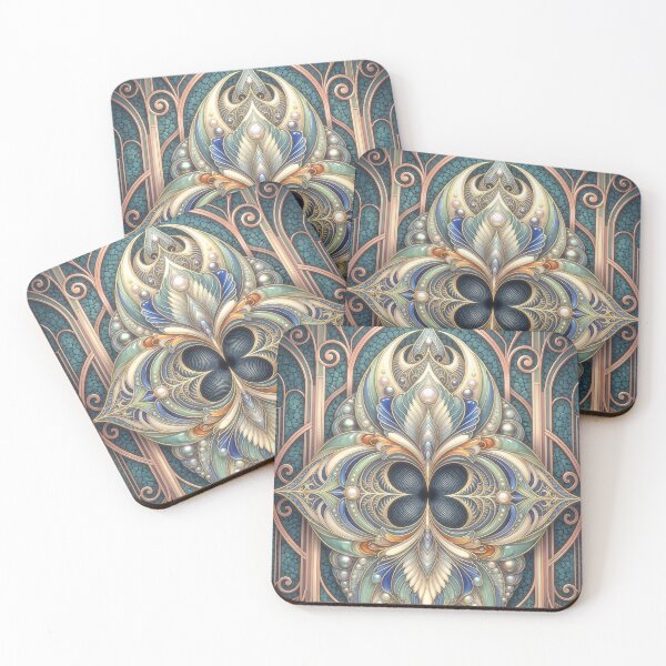 Item preview, Art Nouveau Symmetrical Filigree Design  designed and sold by Frackxion.