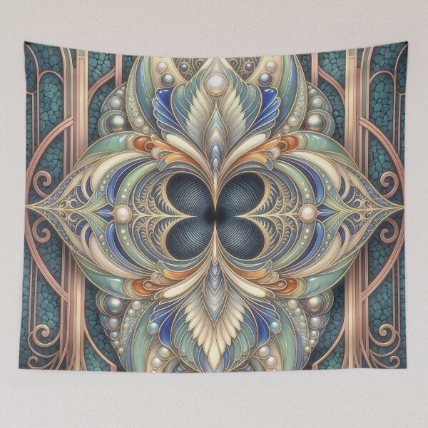 Item preview, Art Nouveau Symmetrical Filigree Design  designed and sold by Frackxion.
