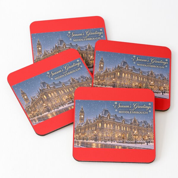 Item preview, Middlesbrough Town Hall Christmas - Have a Boro Christmas designed and sold by Logo-A-GoGo.