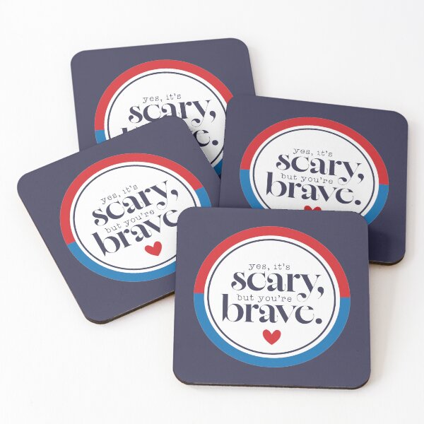 Item preview, Yes, It's Scary, but You're Brave: Montreal Hockey designed and sold by Hakuna Ricotta.