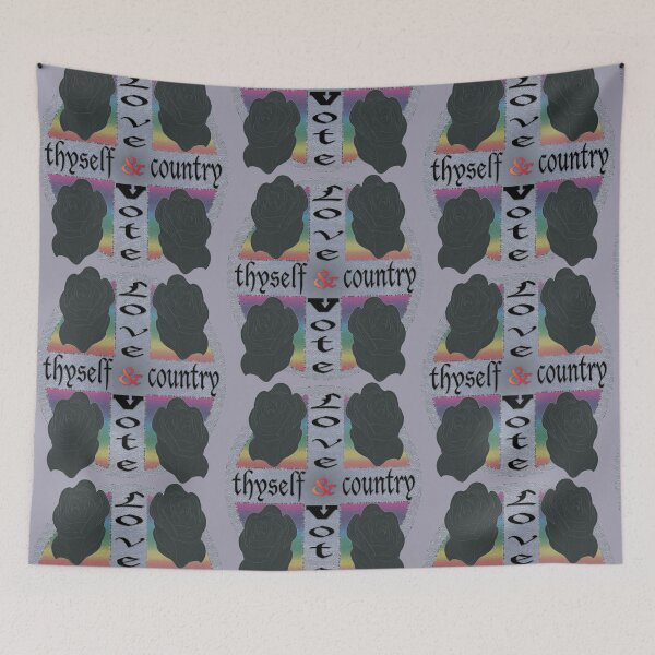 Item preview, love thyself & country - VOTE designed and sold by activeprint.