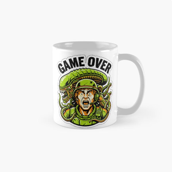 Item preview, Game Over Soldier - Sci-Fi Extraterrestial Horror Art designed and sold by ruidaniel.
