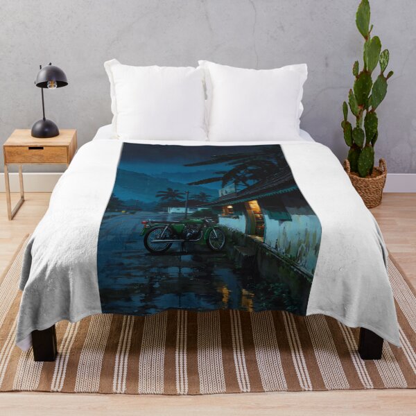 Item preview, Monsoon Night on a Quiet Village Road designed and sold by codex401.