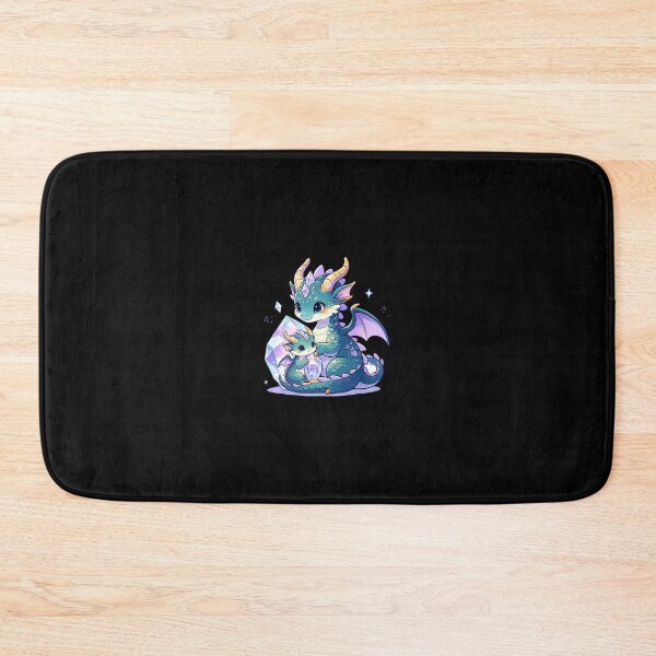 Item preview, The Crystal Keeper Cute Baby Dragon Fantasy Art designed and sold by urmoments.