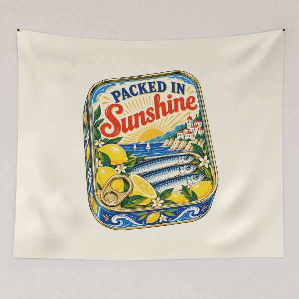 Item preview, Packed in Sunshine – Mediterranean Sardines designed and sold by MetaModel Editions.