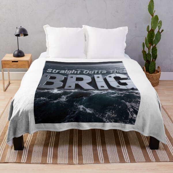 Item preview, Straight Outta The Brig Print designed and sold by Lichentroupe63.