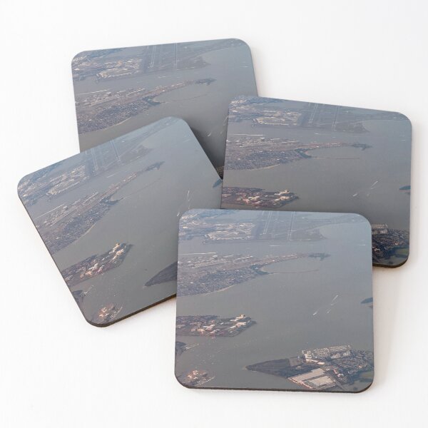 Item preview, Boston Harbor and Logan Airport from Above designed and sold by Plan0gram.