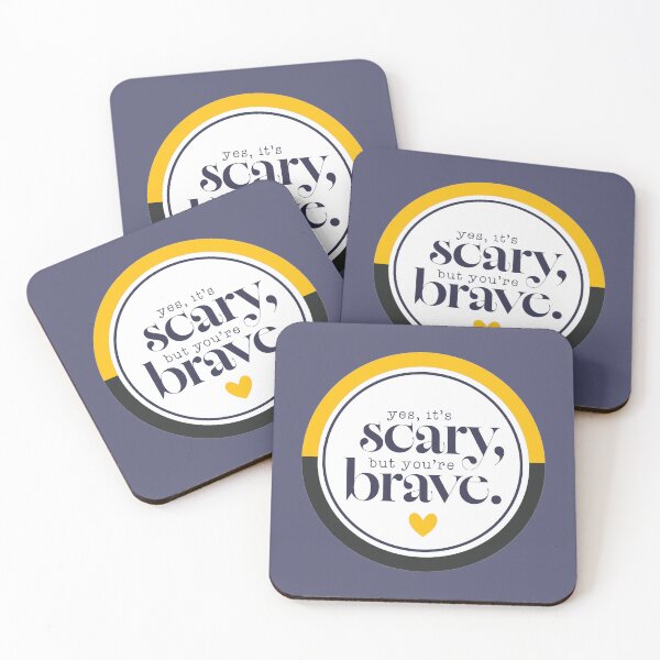 Item preview, Yes, It's Scary, but You're Brave: Boston Hockey designed and sold by Hakuna Ricotta.
