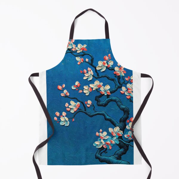Item preview, Almond Blossom Branch on Deep Blue designed and sold by codex401.
