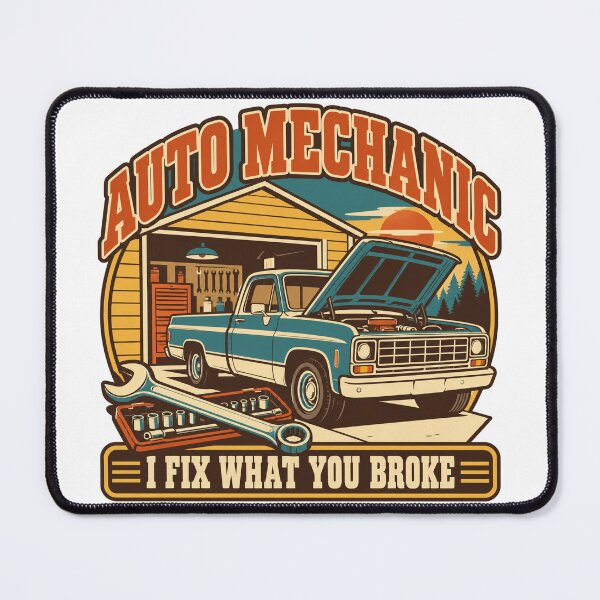 Item preview, Auto Mechanic Gift - I Fix What You Broke designed and sold by RedRubyBubble.