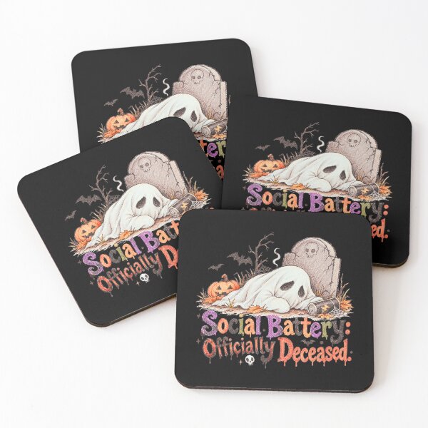Item preview, Social Battery: Officially Deceased designed and sold by mirciashop.