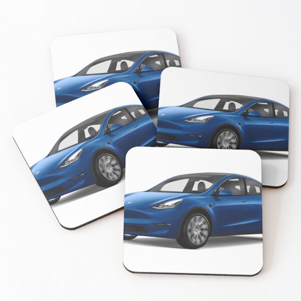 Item preview, Blue Electric SUV Crossover designed and sold by SofaKingTESLA.