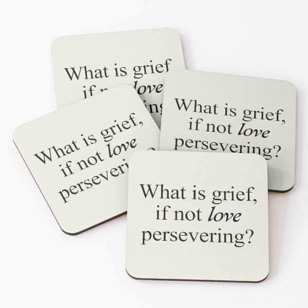 Item preview, What is grief if not love persevering designed and sold by MoodleDoon.