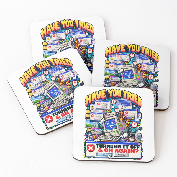 Item preview, Try Turning It Off And On Again Y2K Pixel designed and sold by Win Hardy.