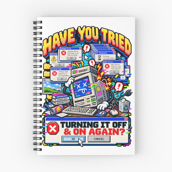 Item preview, Try Turning It Off And On Again Y2K Pixel designed and sold by Win Hardy.
