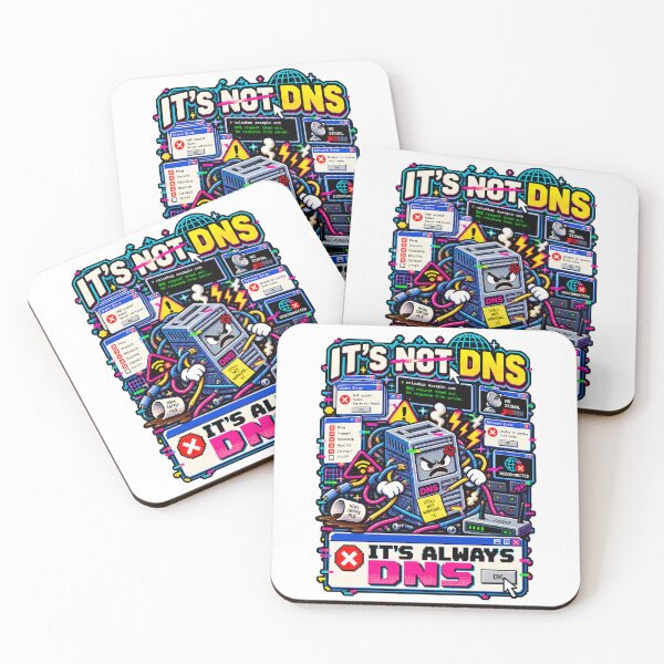 Item preview, Its Always DNS Pixel Art Tech UI designed and sold by Win Hardy.