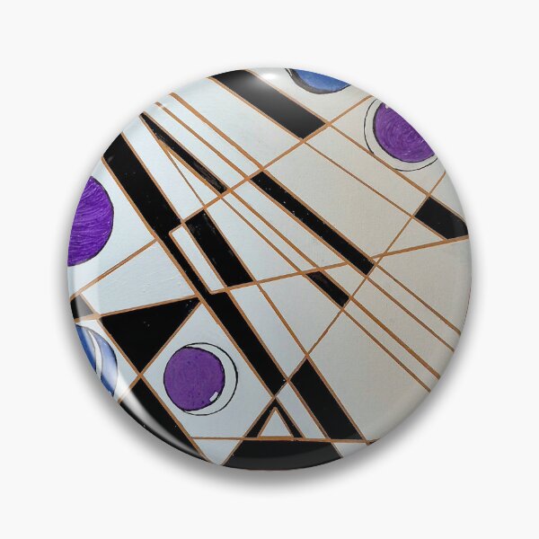 Item preview, Art Deco Geometry – Black White and Gold Abstract designed and sold by www.ArtPal.com/millieesch.