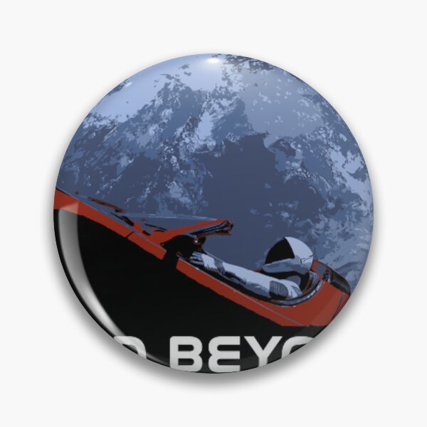 Item preview, To Infinity and Beyond Starman Roadster designed and sold by SofaKingTESLA.