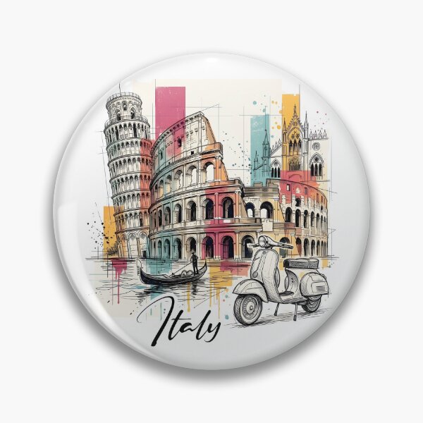 Item preview, Illustrated Italy: Rome, Venice and Pisa designed and sold by EdwinkOne.