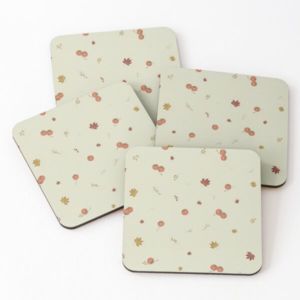 Item preview, Japandi Persimmons and Autumn Leaves Seamless Pattern Vector designed and sold by Shutter-Dragon.