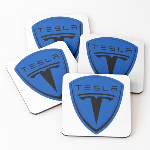 Item preview, Blue Tesla Shield Emblem designed and sold by SofaKingTESLA.