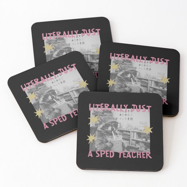 Item preview, Funny Raccoon - Raccoon Teacher - Literally Just A Sped Teacher designed and sold by HausOfGrooves.
