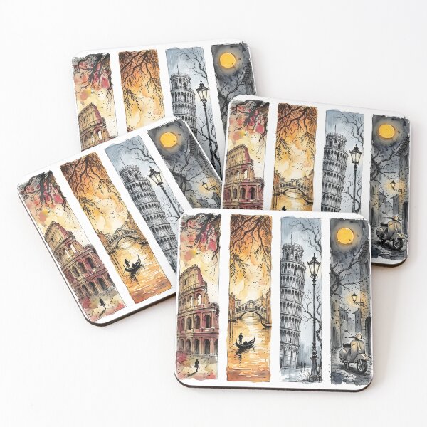 Item preview, Italy in Watercolor: Rome, Venice and Pisa designed and sold by EdwinkOne.