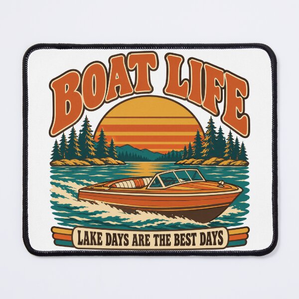 Item preview, Boating Gift - Lake Days Are The Best Days designed and sold by RedRubyBubble.