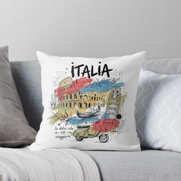 Item preview, Italy: La Dolce Vita Watercolor Art designed and sold by EdwinkOne.