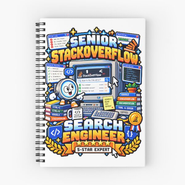 Item preview, Senior Stackoverflow Search Engineer Pixel Art designed and sold by Win Hardy.