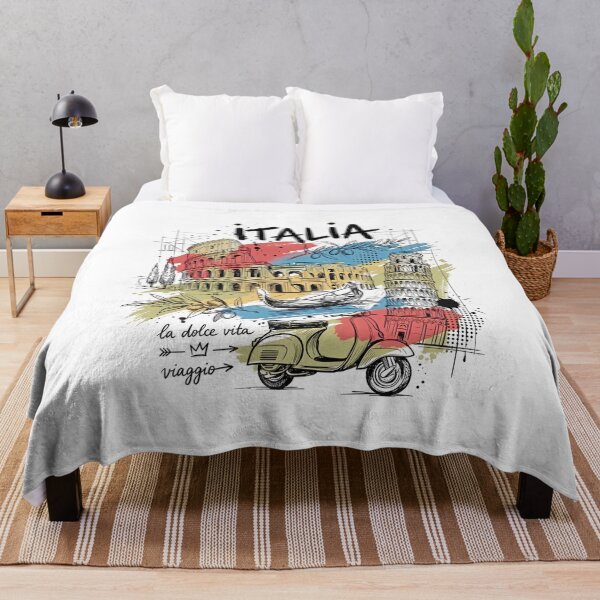 Item preview, Italy: La Dolce Vita Watercolor Art designed and sold by EdwinkOne.