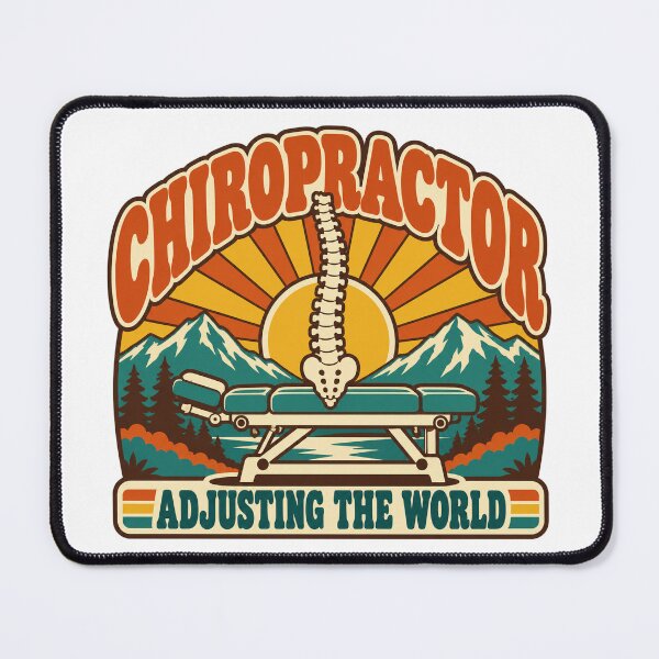 Item preview, Chiropractor Gift - Adjusting The World designed and sold by RedRubyBubble.
