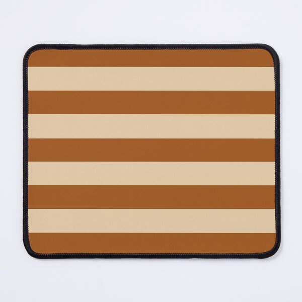 Item preview, Brown and cream horizontal stripes pattern designed and sold by RishabhArts1.