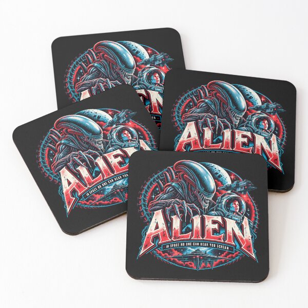 Item preview, Xenomorph and Ripley Retro Sci-Fi Horror designed and sold by Quoteez.