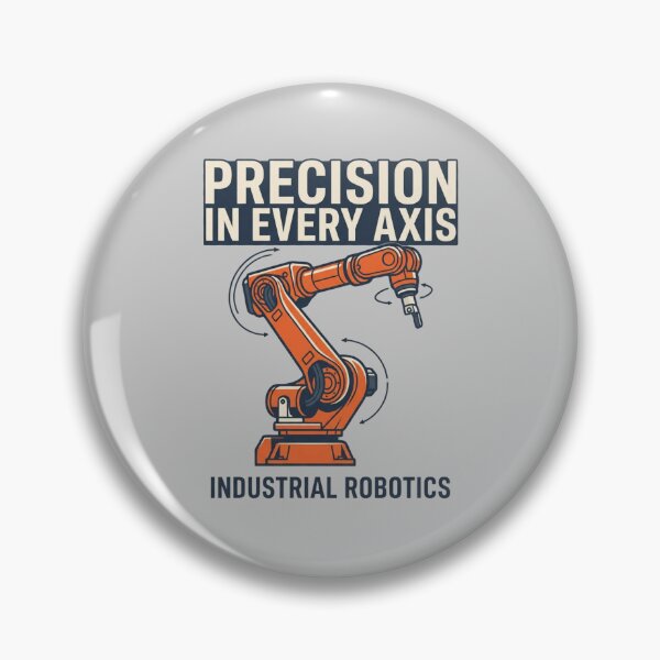 Item preview, Precision in Every Axis | Industrial Robotics Art designed and sold by Amr Darwish Graphic designer.