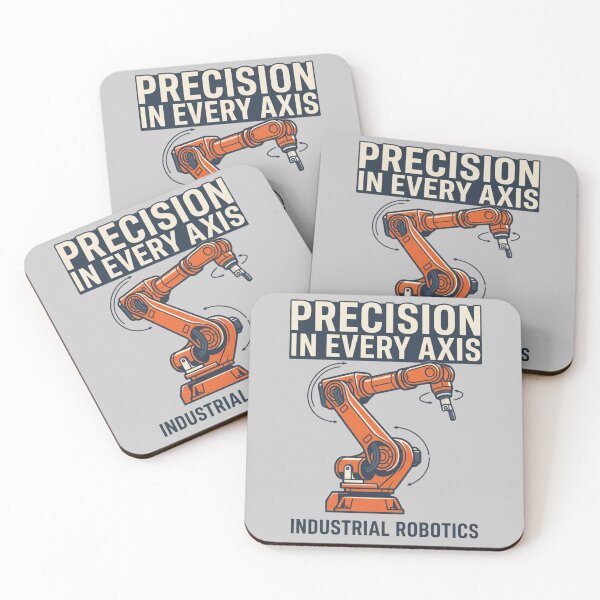 Item preview, Precision in Every Axis | Industrial Robotics Art designed and sold by Amr Darwish Graphic designer.