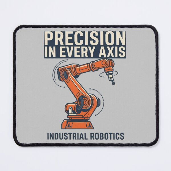 Item preview, Precision in Every Axis | Industrial Robotics Art designed and sold by Amr Darwish Graphic designer.